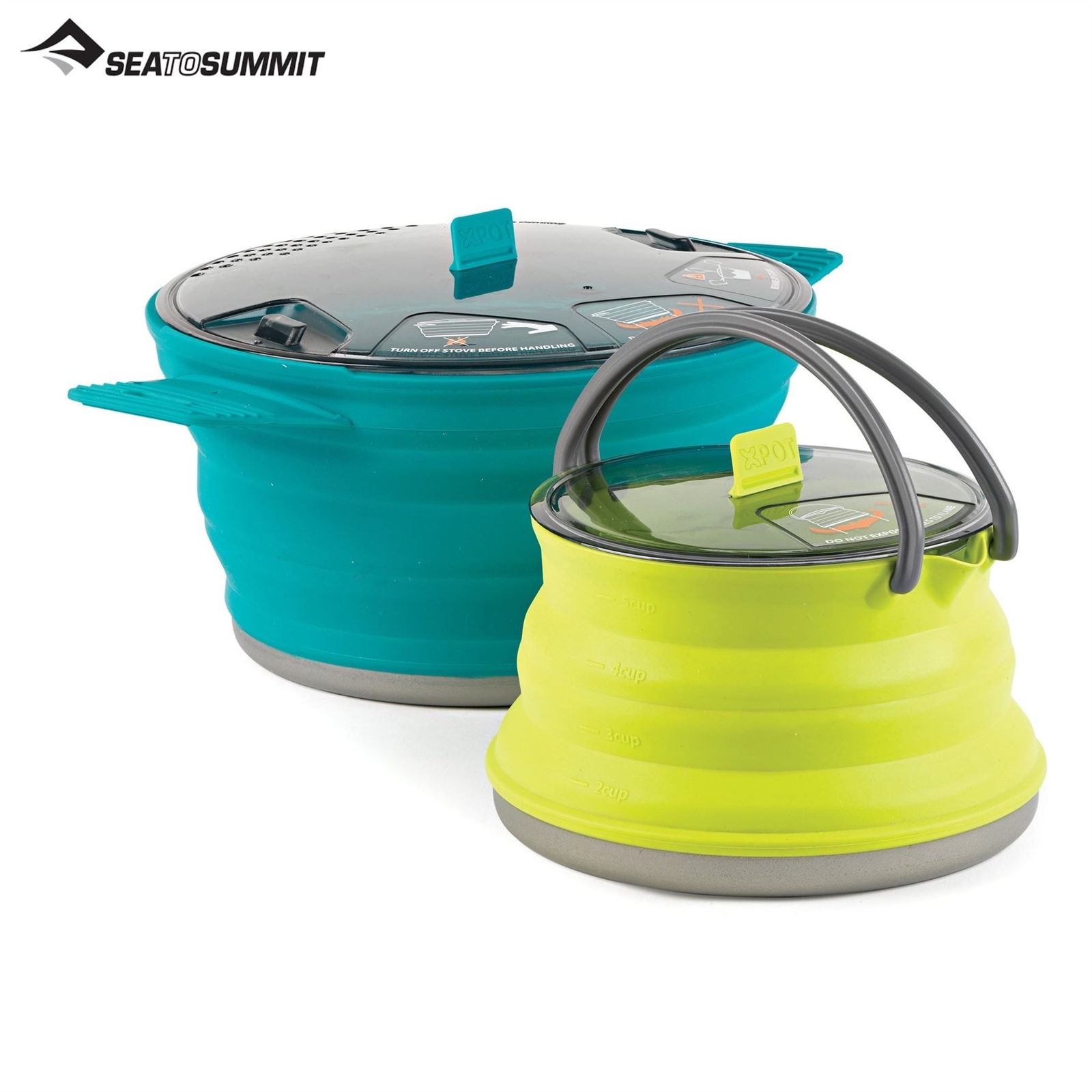 Sea To Summit Pliable Camping Kettle & Casserole Pot sans Bpa Silicone Léger Sea To Summit Pliable Camping Kettle & Casserole Pot sans Bpa Silicone Léger