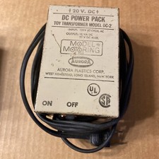 Antique Aurora Model Motoring DC Power Pack DC-2 18 Volt Toy Transformer