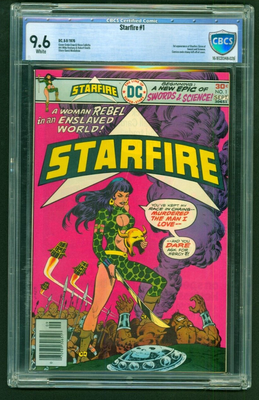 Starfire #1 CGC 9.6 White Pages DC Comics 1976 Ernie Chan