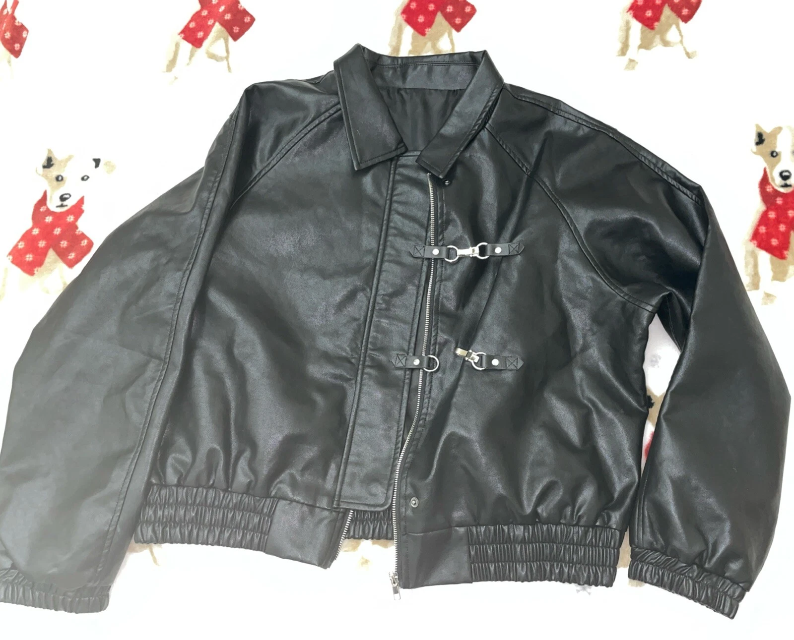 Dazy modern/cool leather jacket size L