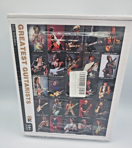 Greatest Guitarists Jigsaw Puzzle Jim Hendrix Santana Jimmy Page 500 pieces New - Picture 8 of 8