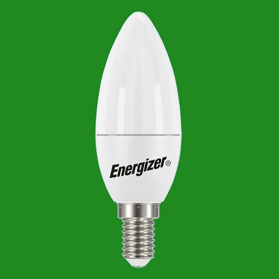 6x 7.3W (=60W) Frosted LED Candle Edison SES E14, Daylight 6500K Light Bulb Lamp