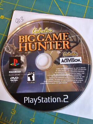 Cabela's Big Game Hunter (Sony PlayStation 2, 2002)