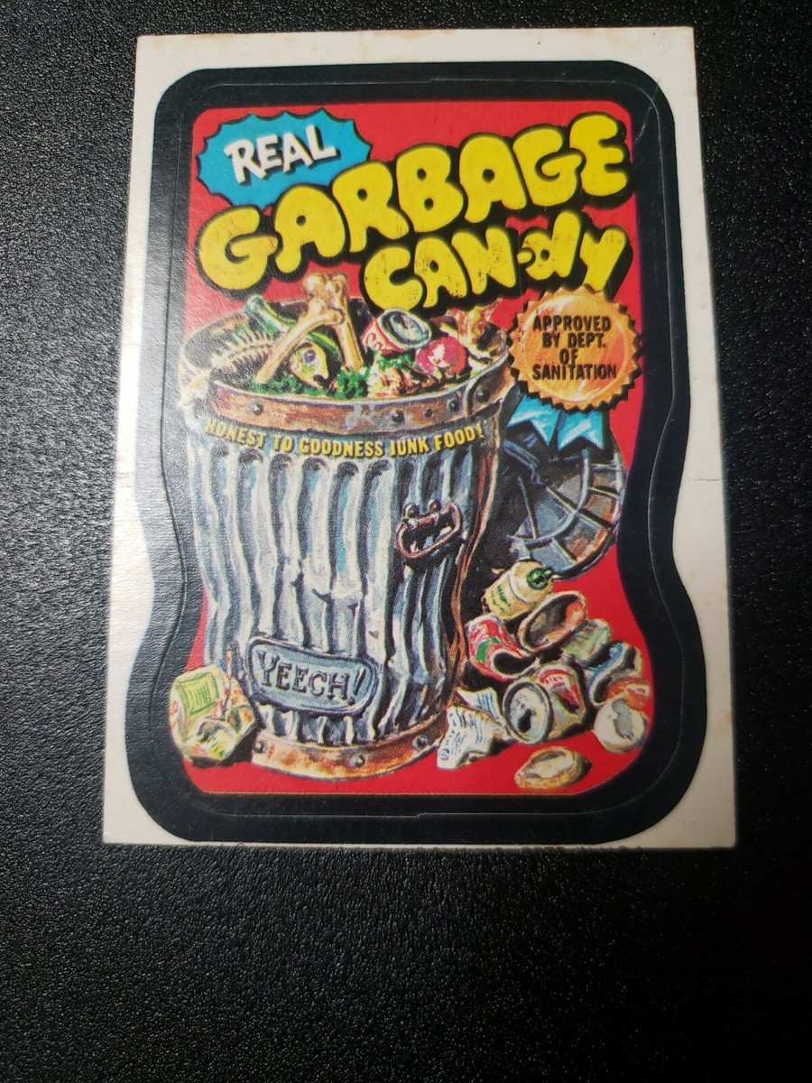 1976 Topps Wacky Packages Series 16 REAL GARBAGE CANdy Rare Error