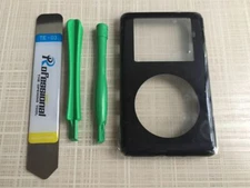 Front FacePlate Housing Case Cover Panel For Apple iPod Classic 4 4th Gen BLACK