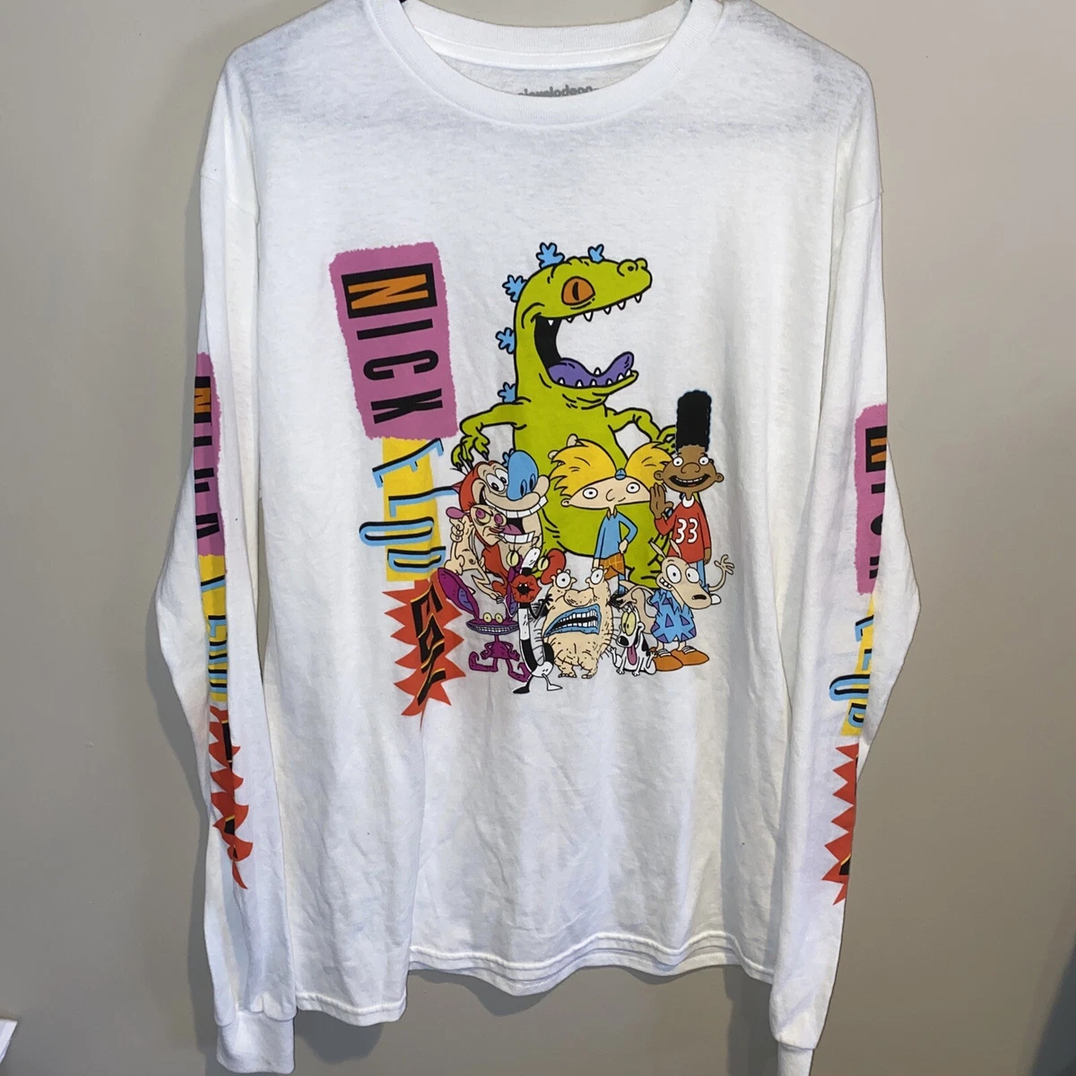 rugrats long sleeve white