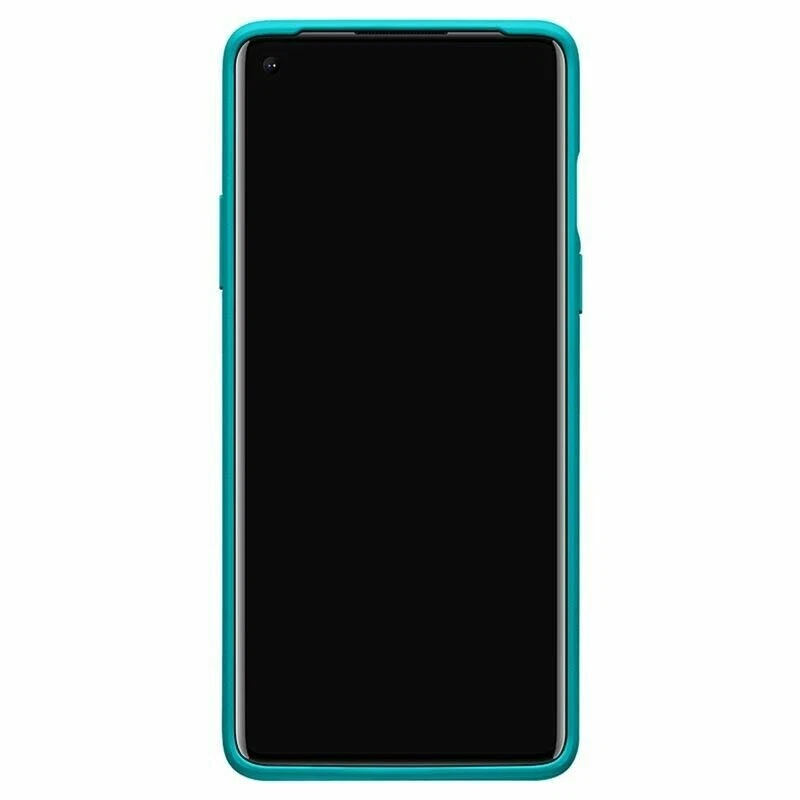 Funda Trasera Original Oficial Para OnePlus 8 Arenisca Parachoques Mate Cian Foto 2 de 4