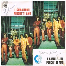 I CAMALEONTI - PERCHE' TI AMO - VADO IN BIANCO - 1973 - VINILE 45 GIRI 7"VINYL