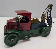 Marx Windup Tin Toy Tow Trucker Vintage Wrecker Toy