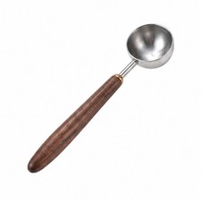 Coffee Scoop Two-Material Walnut Handle Coffee Scoop Easy to Clean