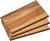 Kesper FrüHstüCksbrett 3Er Set Akazie Braun 23X15X1 Cm