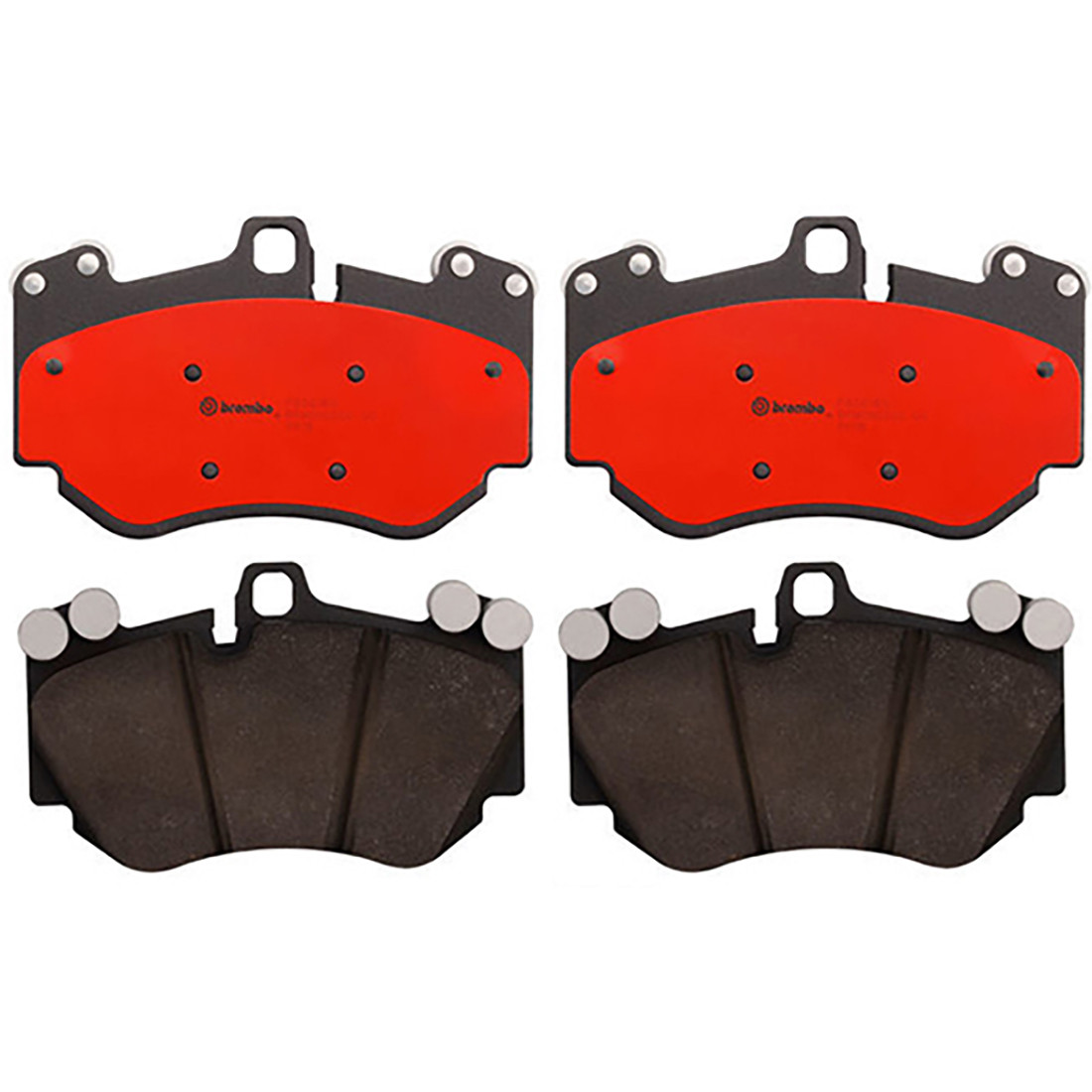 For Porsche Cayenne Audi R8 RS5 Brembo Front NAO Ceramic Slotted Brake Pad Set
