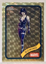 Marketplace image: 2025 Topps Chrome Marvel Domino Superfractor 1/1 #154