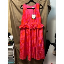 NWT Kate Spade NY x Target Classic Rose Peplum Midi Dress Size 14 