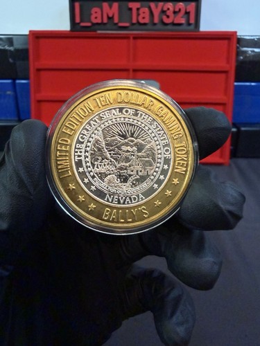 0.6ozt Fine Silver Casino Token The Great Seal Of Nevada Bally’s Casino