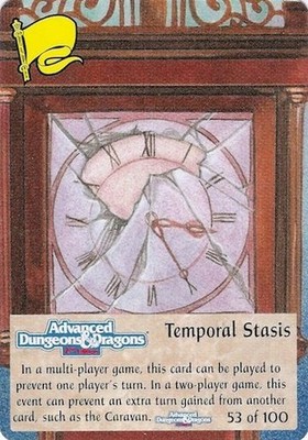Temporal Stasis 53/100 - Artifacts Spellfire CCG TSR, Inc. 1995