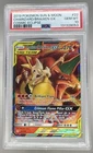 6053 Charizard & Braixen GX 2019 Pokemon Sun Moon Cosmic Eclipse #22 Holo PSA 10