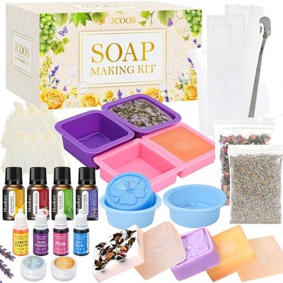 Seifenherstellung Set Bastelset DIY Seife Kreativset Badebomben Geschenk
