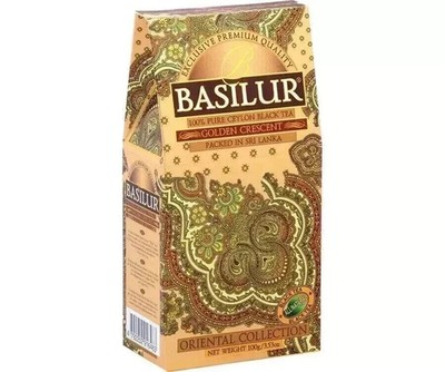 Basilur Tea Golden Crescent 100g Packet 100% Pure Ceylon Free Shipping World Wid