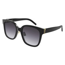 NEW Saint Laurent SL M105/F Sunglasses 002 BLACK 100 AUTHENTIC