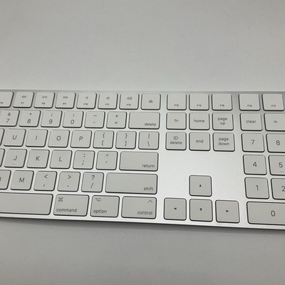Apple Magic Keyboard With Numeric Keypad Wireless White A1843 | eBay
