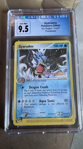 CGC 10 Gyarados 32/97 Prerelease Nintendo Promo Pokemon EX Dragon 2003 English