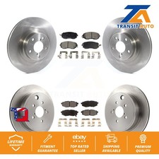 Disc Brake Rotors Semi-Metallic Pad Front Rear Kit For Subaru BRZ Toyota 86 GR86