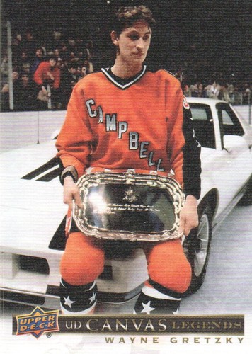 Wayne Gretzky [Autograph] #C-25 2020 SP Signature Edition Legends UD Canvas card