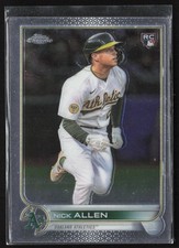 2022 Topps Chrome Update #USC117 Nick Allen Oakland Athletics
