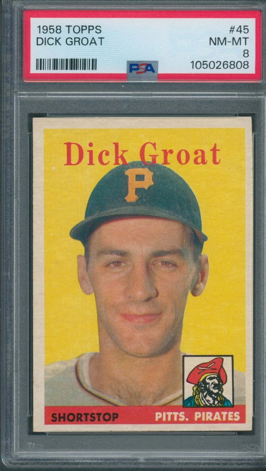 Dick Groat trading card