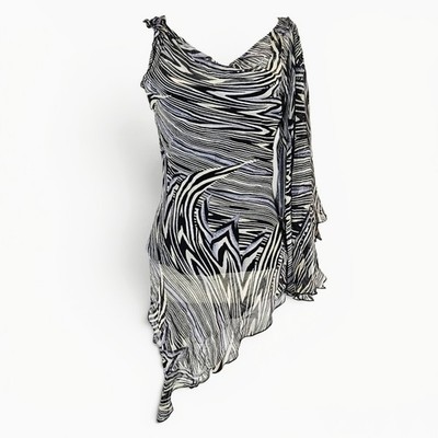 Y2k Diane Von Furstenberg Silk Fairycore Subversive Top - Size 6