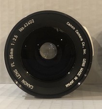 Canon 35mm f/2.5 Camera Lenses for sale - eBay