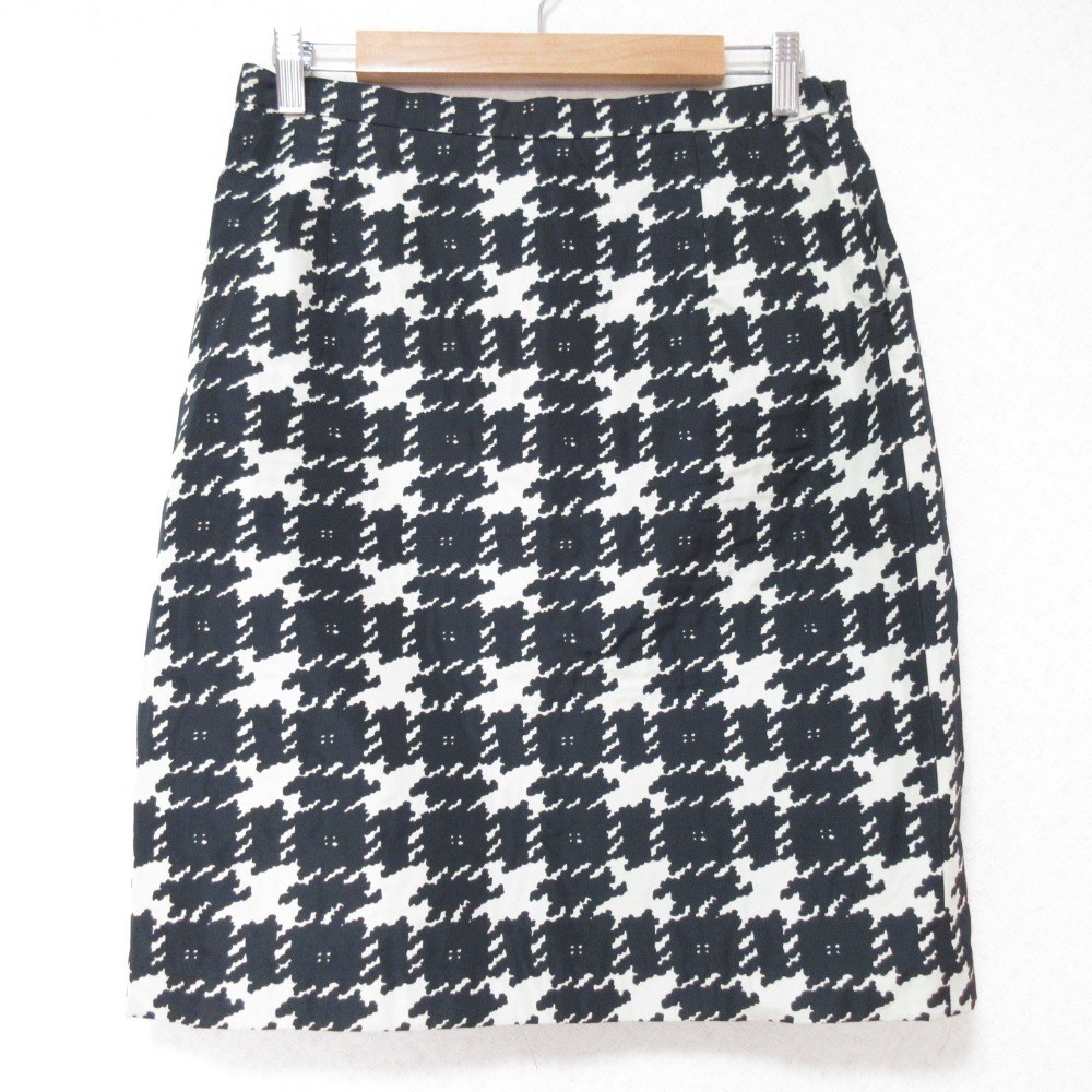 MaxMara WEEKEND Houndstooth Pattern Mini Skirt 42… - image 1