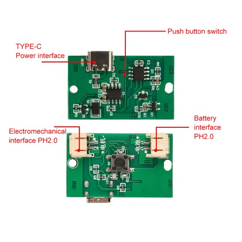 5~10pz Spruzzatore Elettrico Nebulizzatore Scheda Avvitatore Fogger Modulo Atomizzazione Type-C - Foto 8 di 28