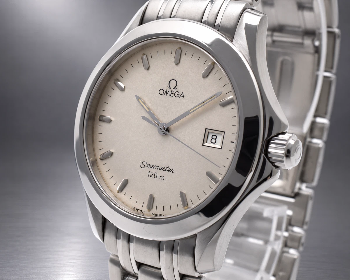 [EXCELENTE COMO NUEVO] Reloj para hombre vintage OMEGA Seamaster 120 2511.33 cuarzo esfera champán
