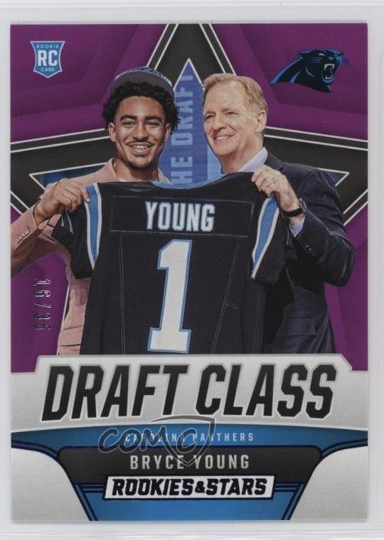 2023 Panini Rookies & Stars Draft Class Purple 16/35 Bryce Young #DC-3 1h9v