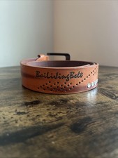 Leather Belt Mens Retro With Silver Studs
