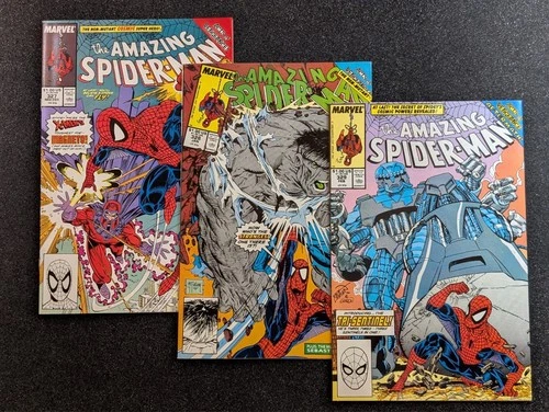 Amazing Spider-Man 327 328 329 Lot Cosmic Spider-Man Magneto Hulk VF/NM