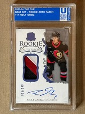 2023-24 Upper Deck The Cup Ridly Greig Rookie Auto Patch /249