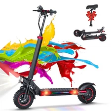 J11 MAX 1200W E-Scooter Adults 11"All-Terrain Tires with Seat Dual Suspension