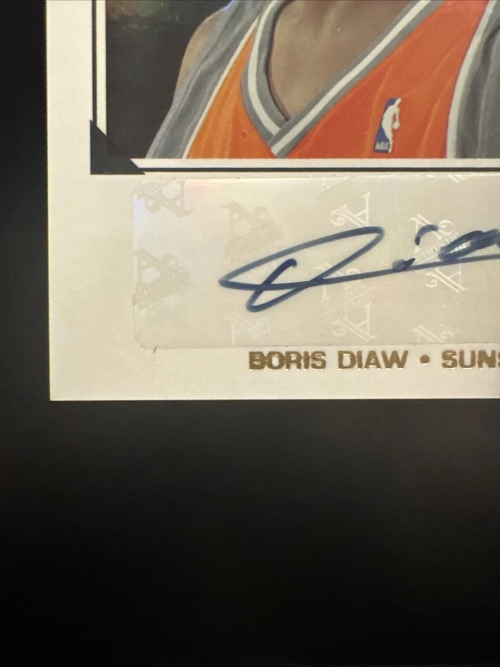 2007-08 Upper Deck дебютант издание автограф Борис Диау #189 дебютант RC - Изображение 4 из 4