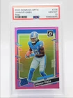 JAHMYR GIBBS 2023 DONRUSS OPTIC RATED ROOKIE PINK LIONS RC PSA 10 Q3078
