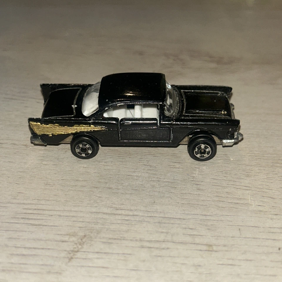 Vintage Zylmex 57 Chevy Hardtop P355 Black Hong Kong - Image 3 of 4