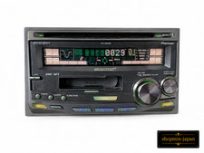 Pioneer Carrozzeria FH-P040ZZ 2DIN CD Cassette Car Stereo Tested Japan