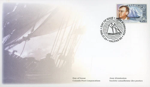 CANADA 1998 WILLIAM JAMES ROUÉ FIRST DAY COVER !! L94