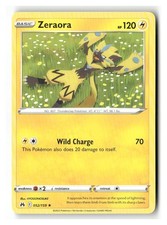 Zeraora 052/159 Rare Crown Zenith Pokemon Near Mint