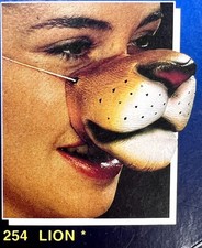 Lion Nose Animal Jungle Safari Fancy Dress Up Halloween Child Costume Accessory