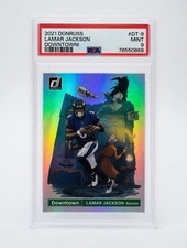 2021 Panini Donruss - Downtown! Lamar Jackson #DT-9