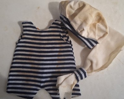 Navy - 3 pieces for about 15 - 18 cm bear or doll, handarbeit!