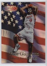 1999 Topps Gold Label Quest for the Red Missing Serial Number Tom Gugliotta 2hg